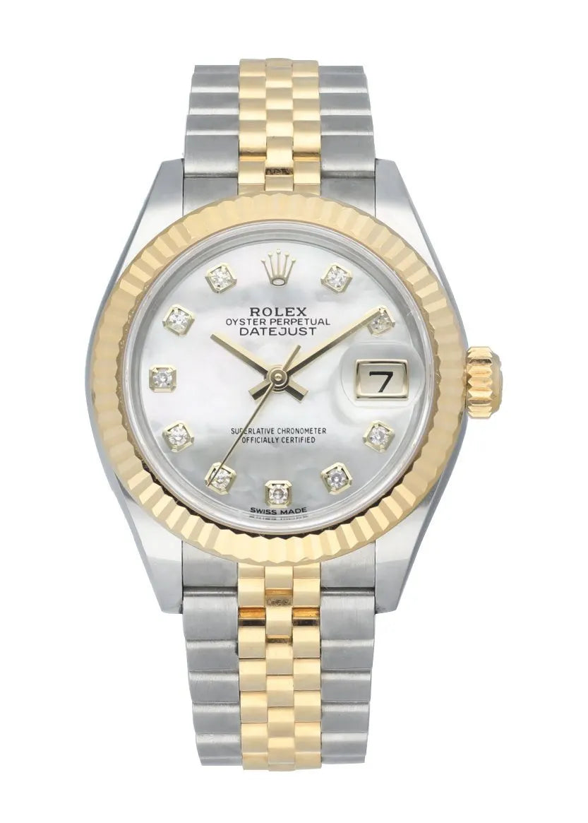 diamond Rolex Mother of Pearl Datejust