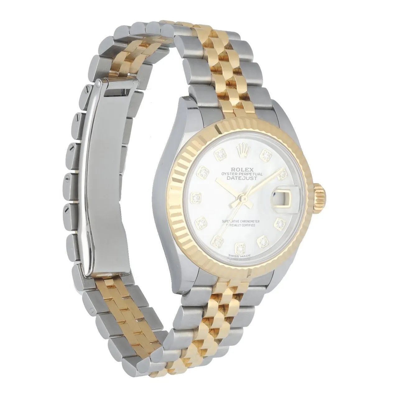 diamond Rolex Mother of Pearl Datejust - Hình 3