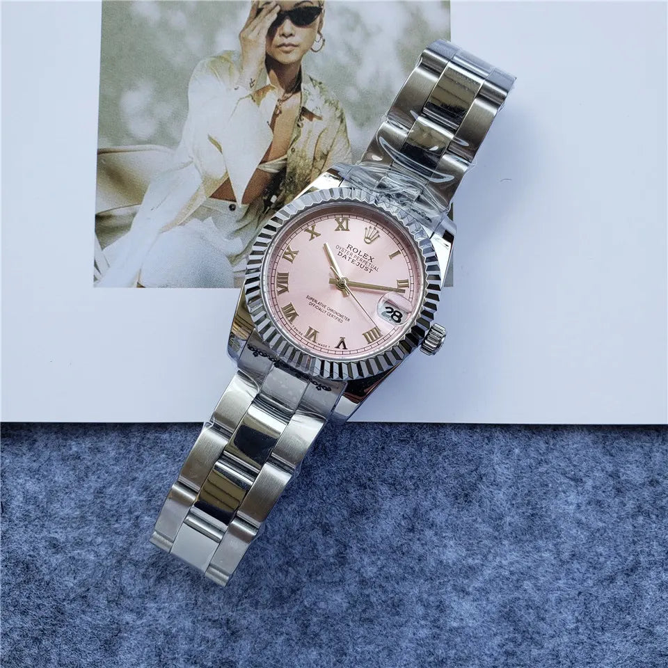 Rolex Datejust Pink Dial - Hình 4
