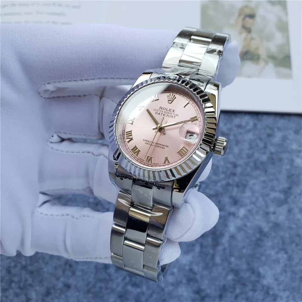 Rolex Datejust Pink Dial - Hình 8