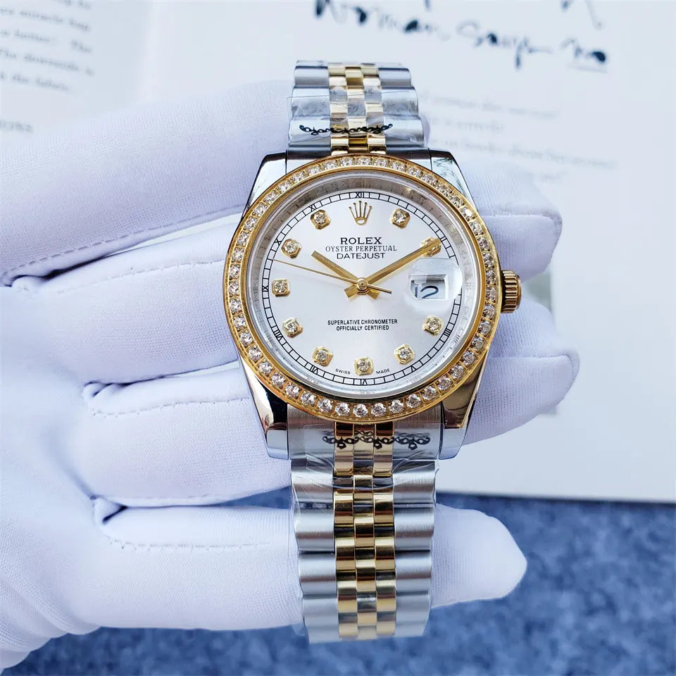 Rolex Diamond Bezel Datejust - Hình 8