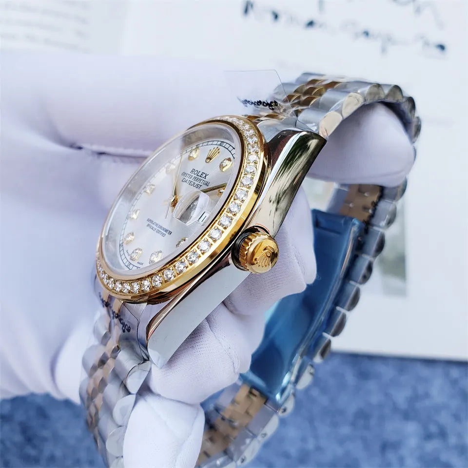 Rolex Diamond Bezel Datejust - Hình 6