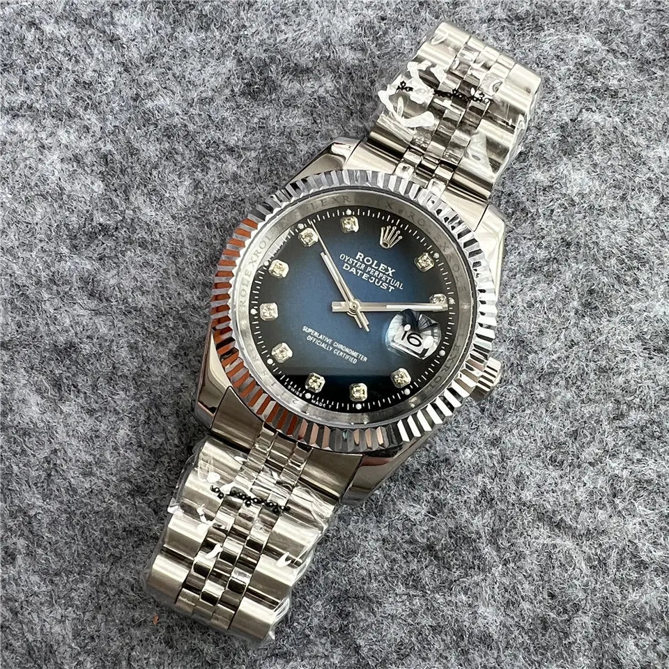 Rolex Blue Diamond Datejust - Hình 2