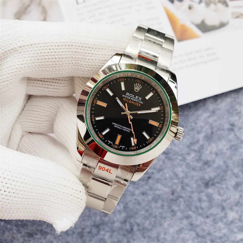 stainless Rolex Milgauss Black Dial - Hình 5