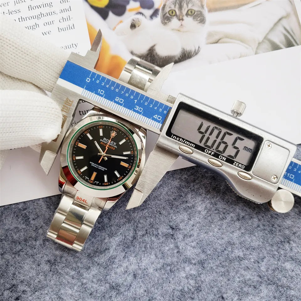 stainless Rolex Milgauss Black Dial - Hình 2