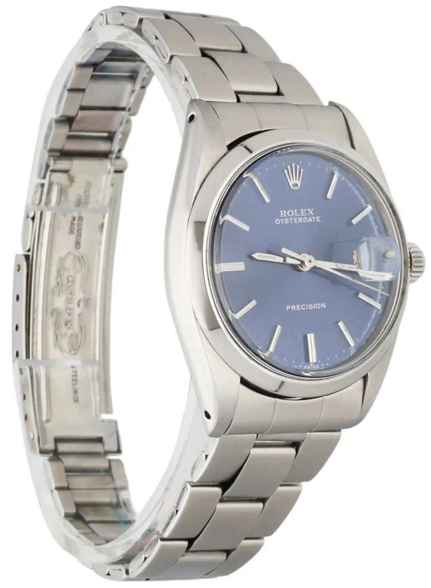 Rolex Oysterdate Blue Dial Steel - Hình 3