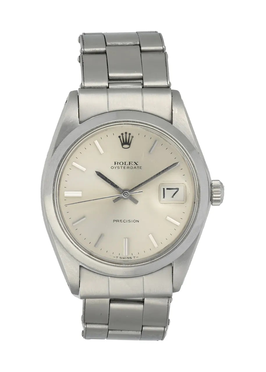 Rolex Silver Vintage Watch - Hình 3