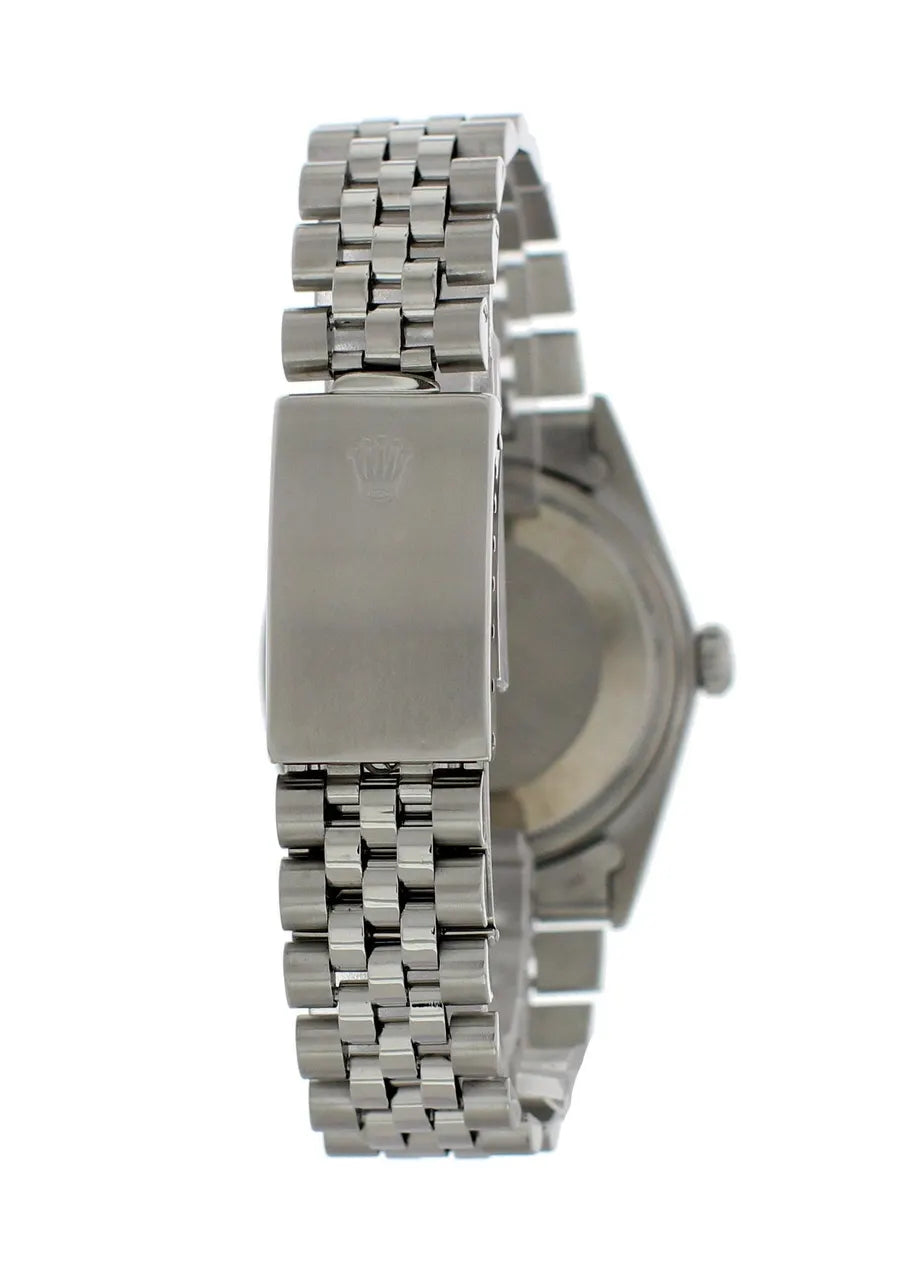 Rolex Silver Tapestry Datejust - Hình 5