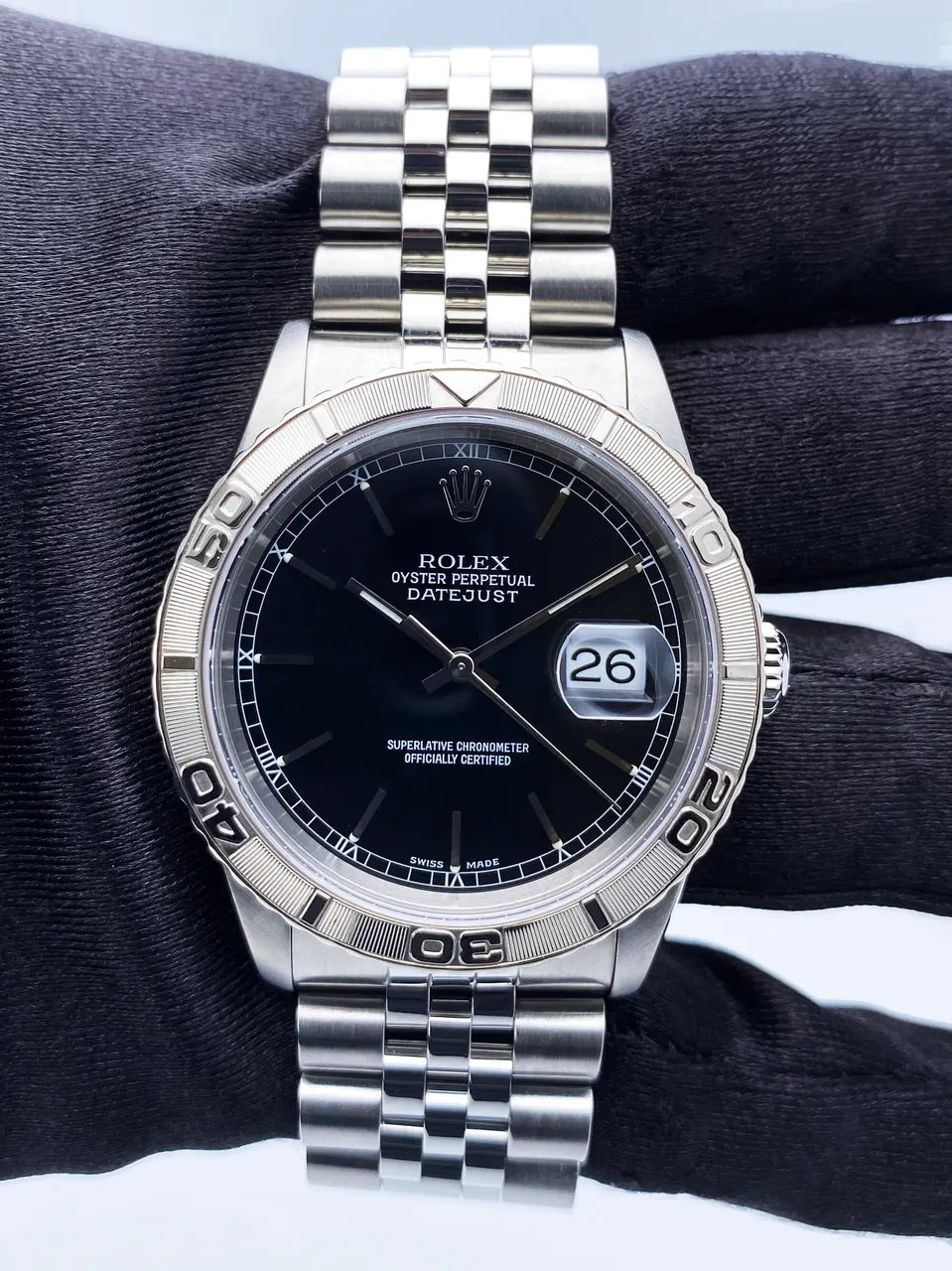 Rolex Datejust Turn-O-Graph Black Dial - Hình 2
