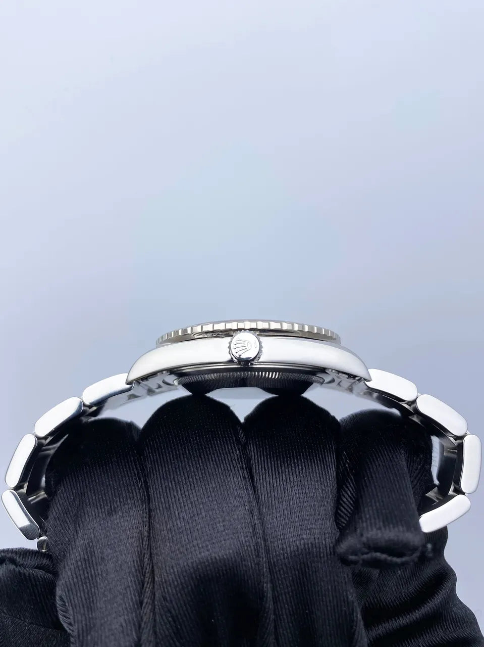 Rolex Steel Bezel Black Dial - Hình 2