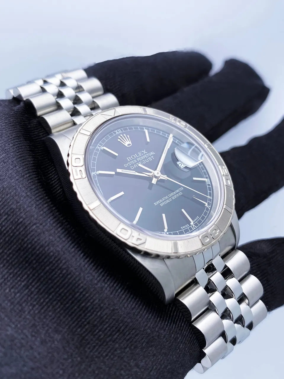 Rolex Datejust Turn-O-Graph Black Dial - Hình 3