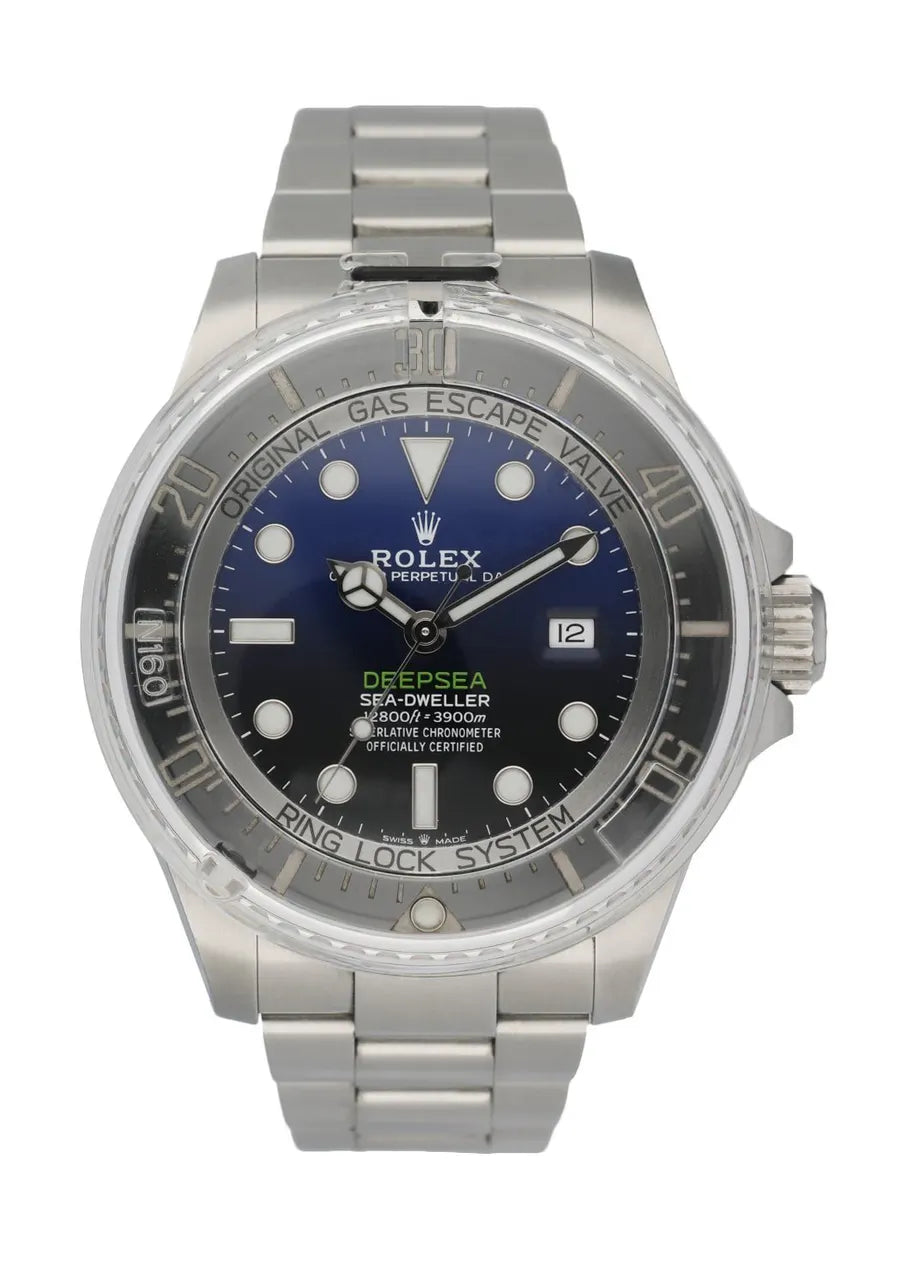 stainless steel Rolex Deepsea Blue Dial