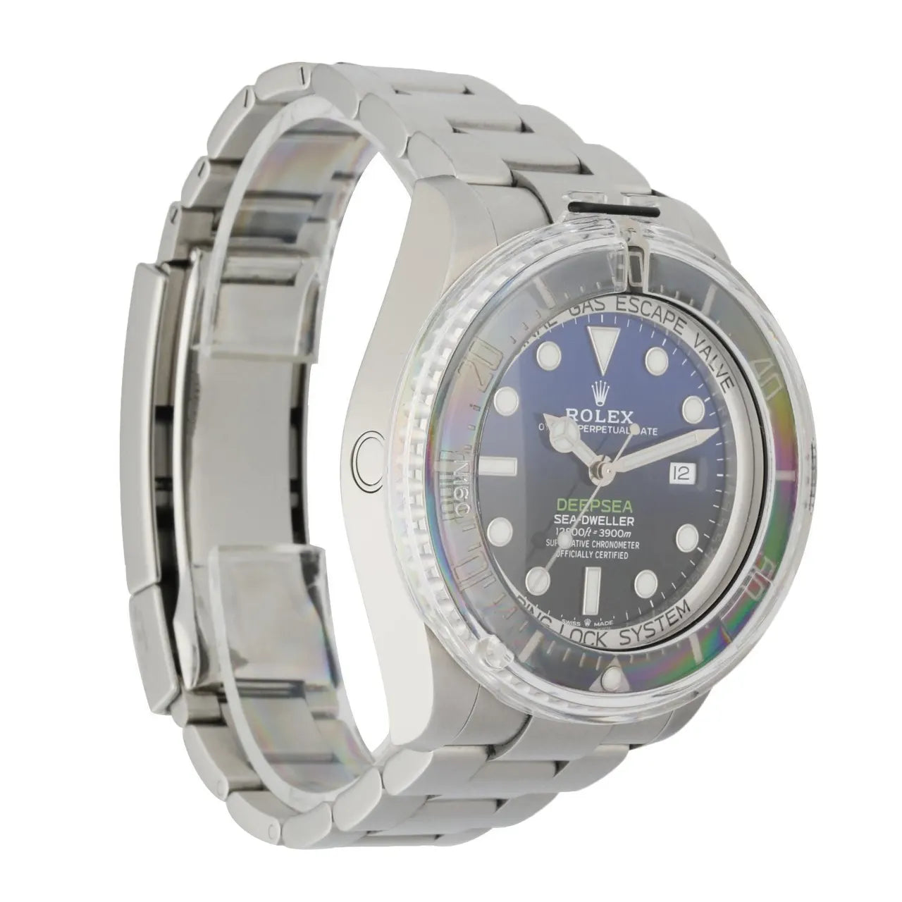 stainless steel Rolex Deepsea Blue Dial - Hình 3