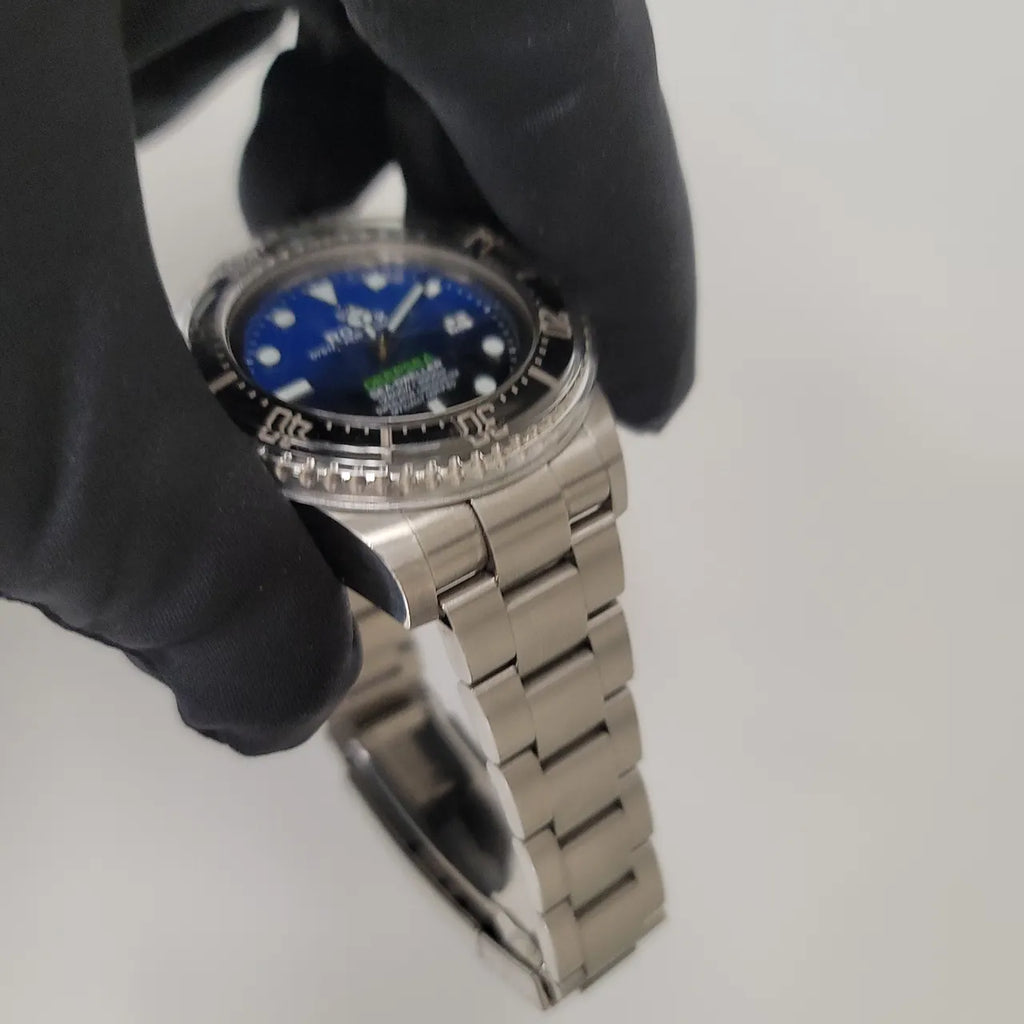 stainless steel Rolex Deepsea Blue Dial - Hình 8