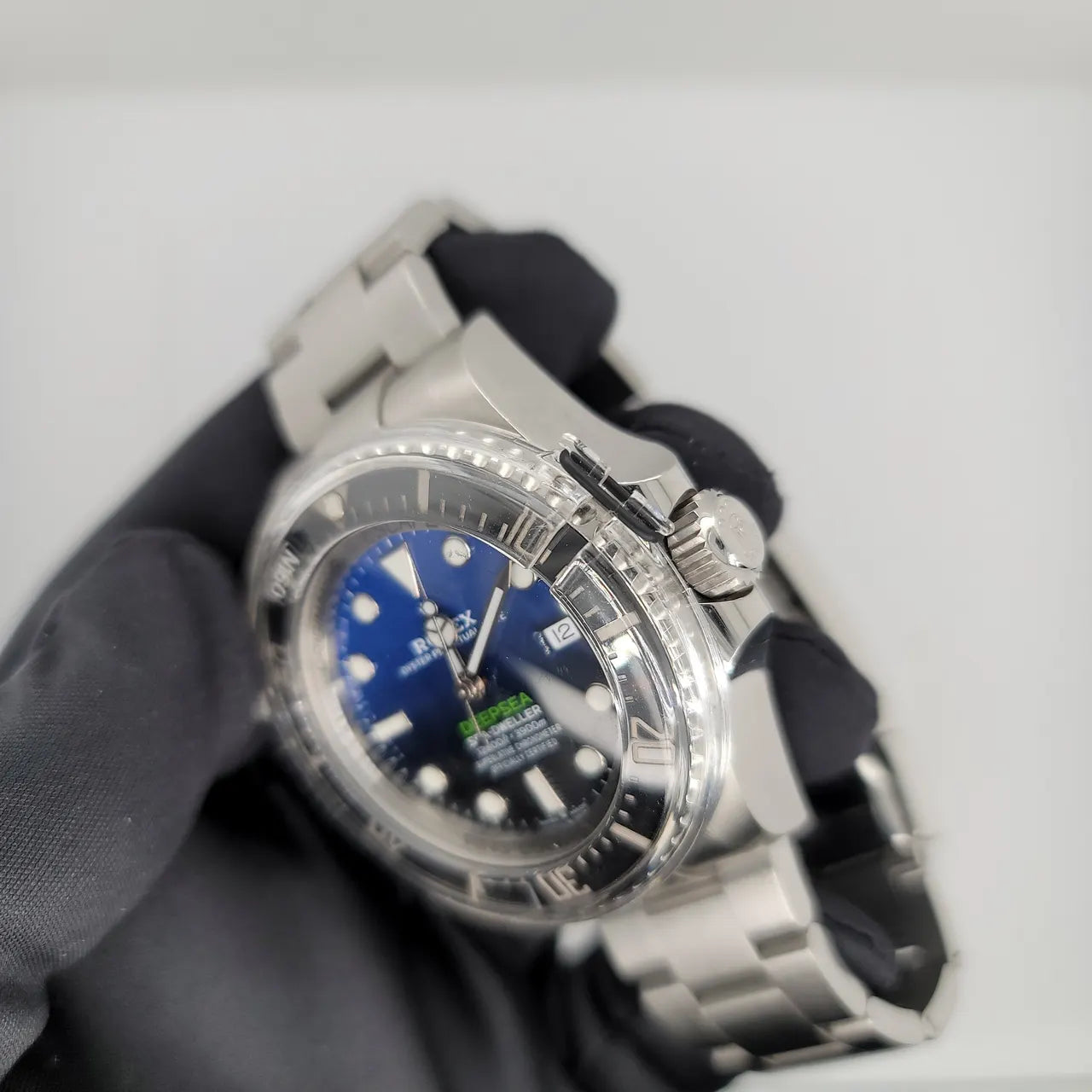 stainless steel Rolex Deepsea Blue Dial - Hình 6