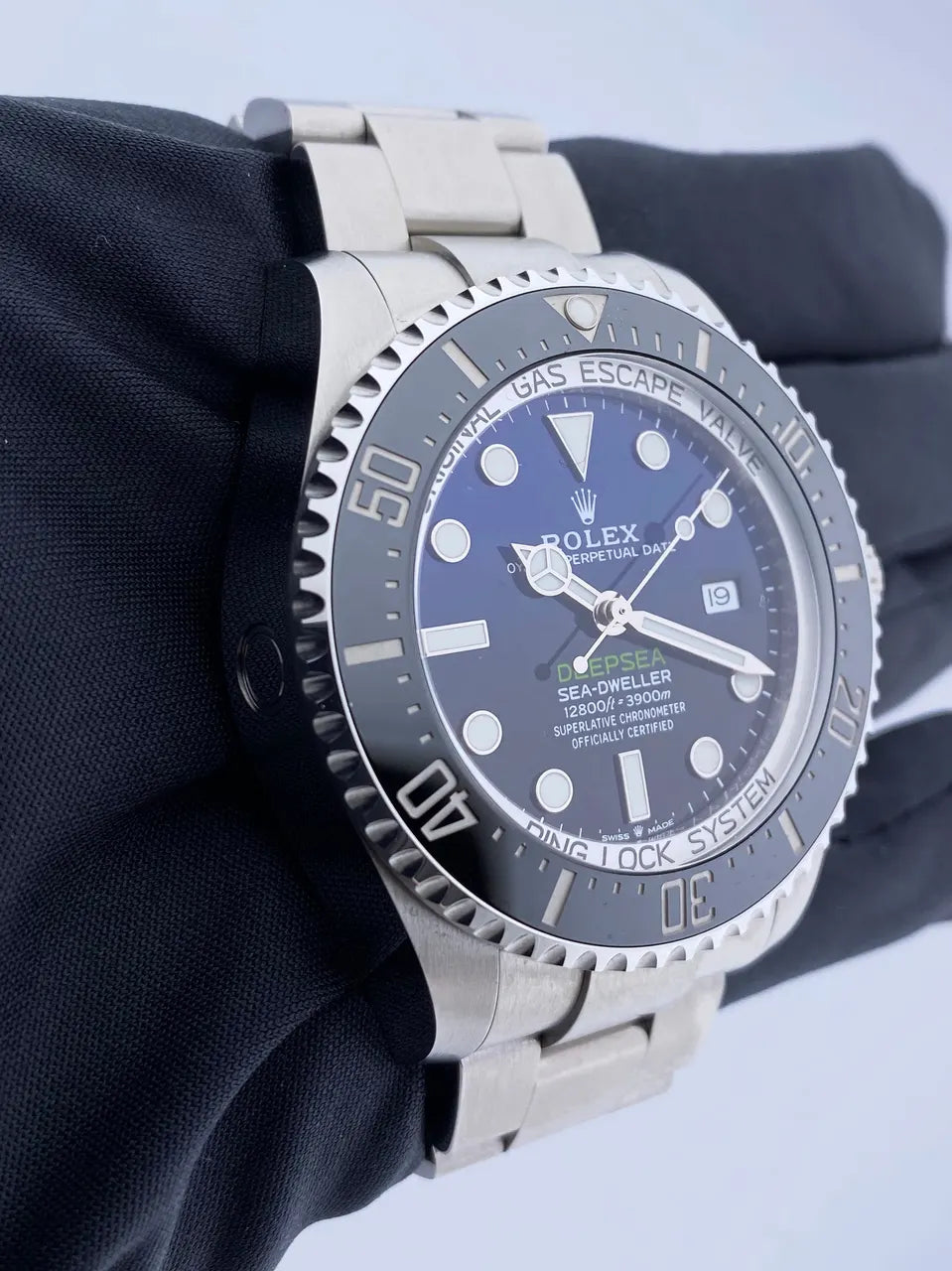 stainless steel Rolex Deepsea Blue Dial - Hình 3