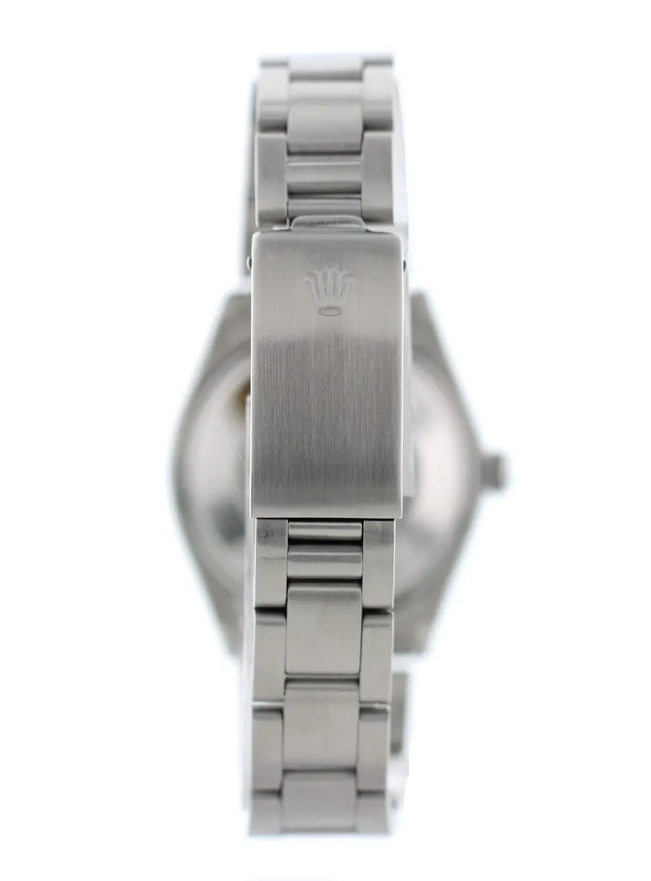 stainless Rolex Oyster Perpetual Silver Dial - Hình 5