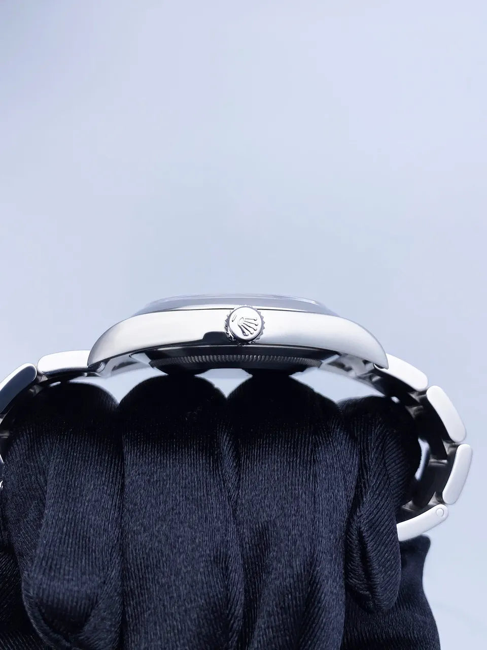 stainless Rolex Blue Dial Oyster Perpetual - Hình 4