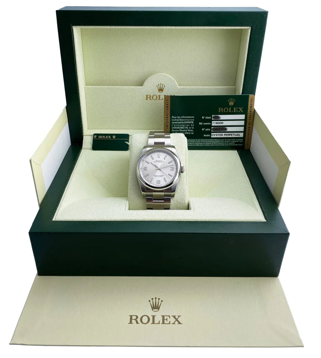 Rolex Silver Arabic Dial - Hình 2