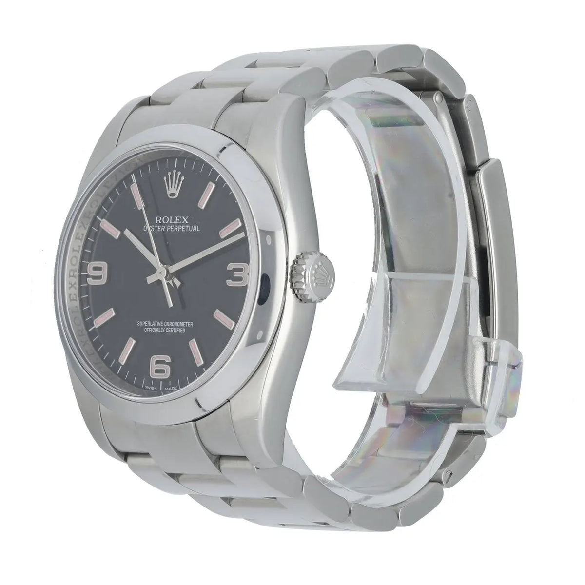 Rolex Anthracite Dial Oyster Perpetual - Hình 2