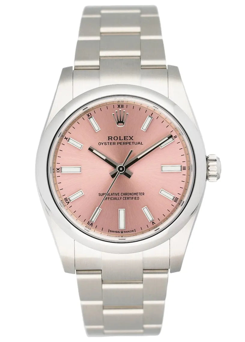 Rolex Pink Dial Oyster Perpetual