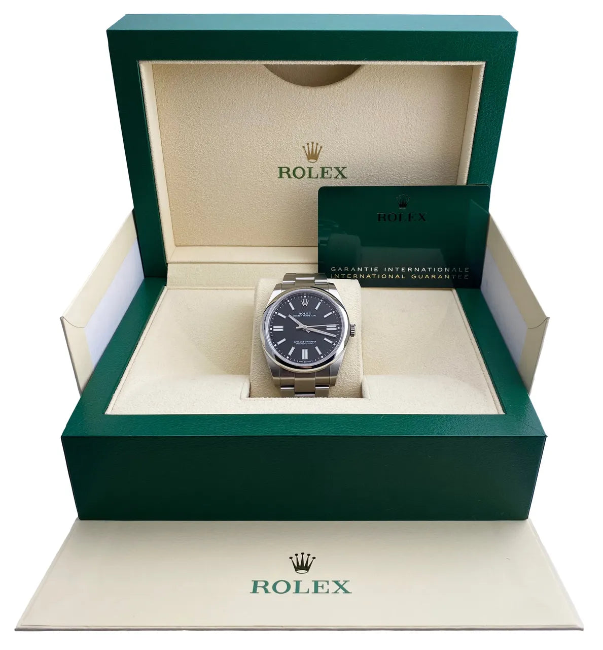 Rolex Black Dial Steel oyster - Hình 2