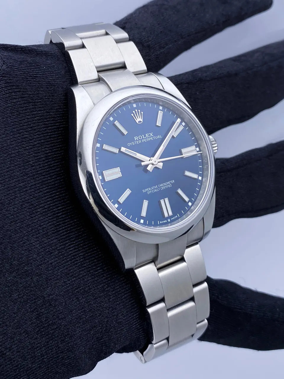 Rolex Blue Dial Steel oyster - Hình 3