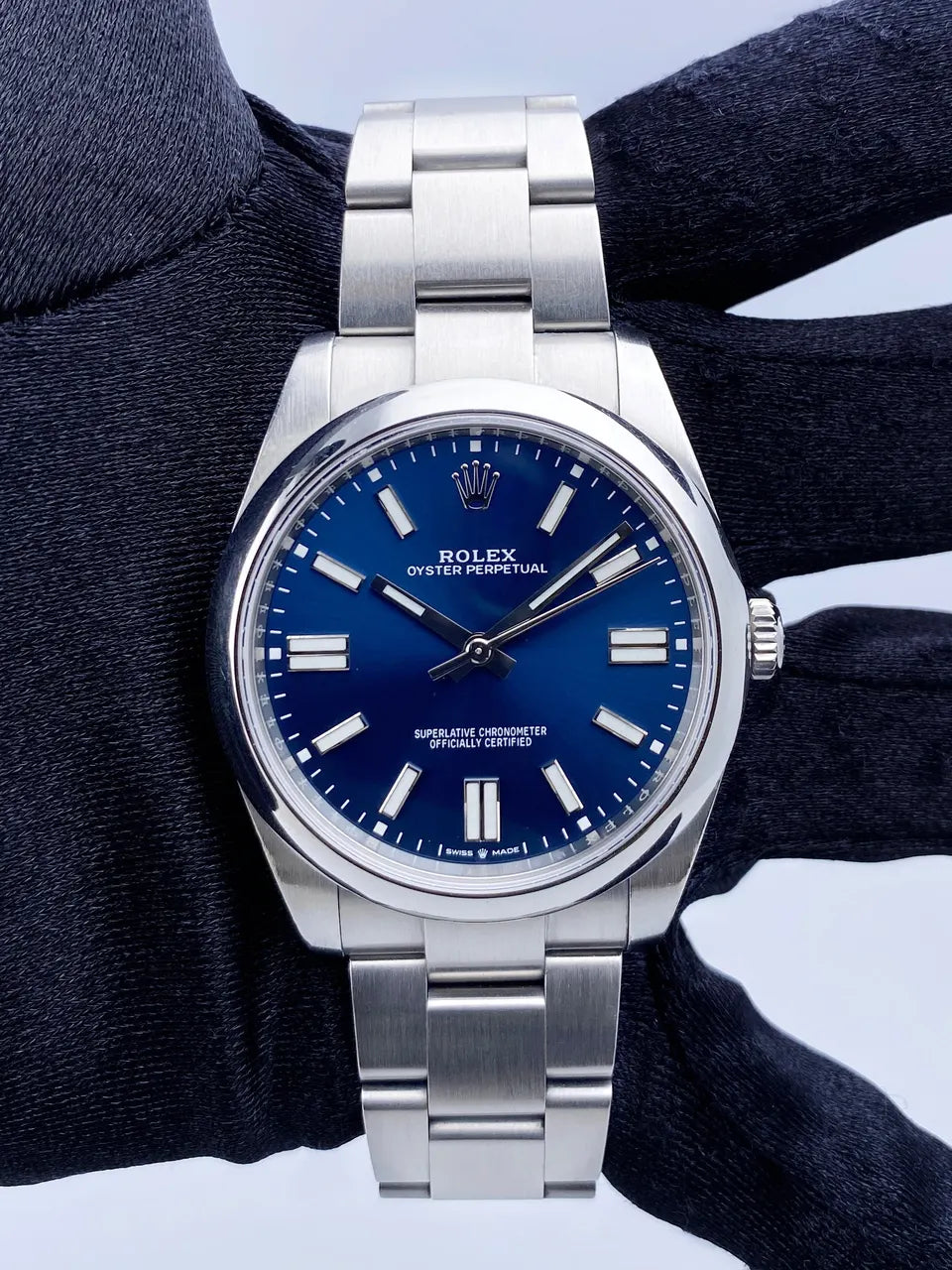 Rolex Blue Dial Steel oyster - Hình 2