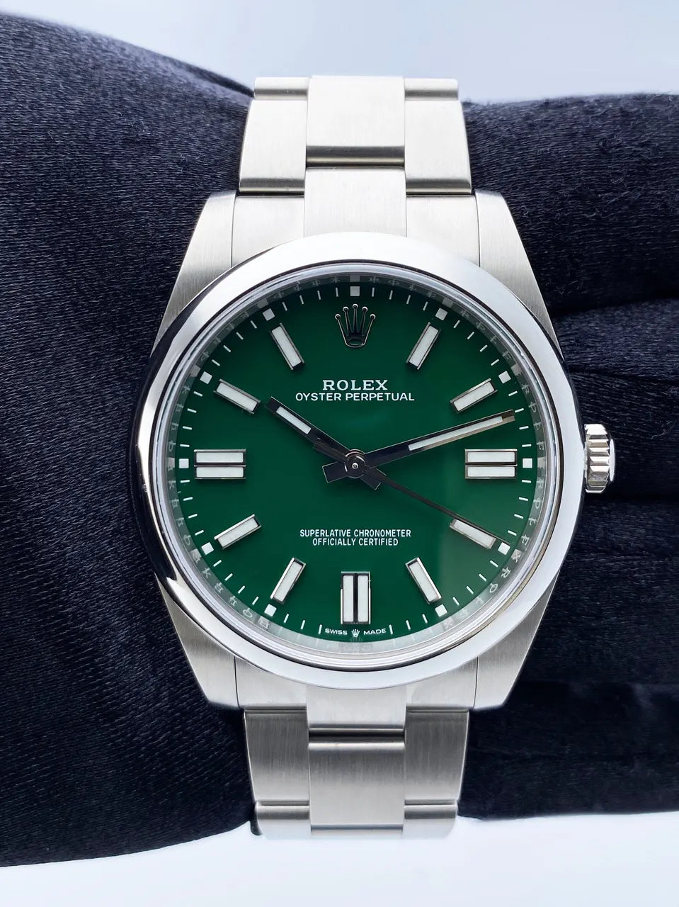 Rolex Oyster Perpetual Green - Hình 3