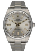 steel Rolex Oyster Perpetual Silver
