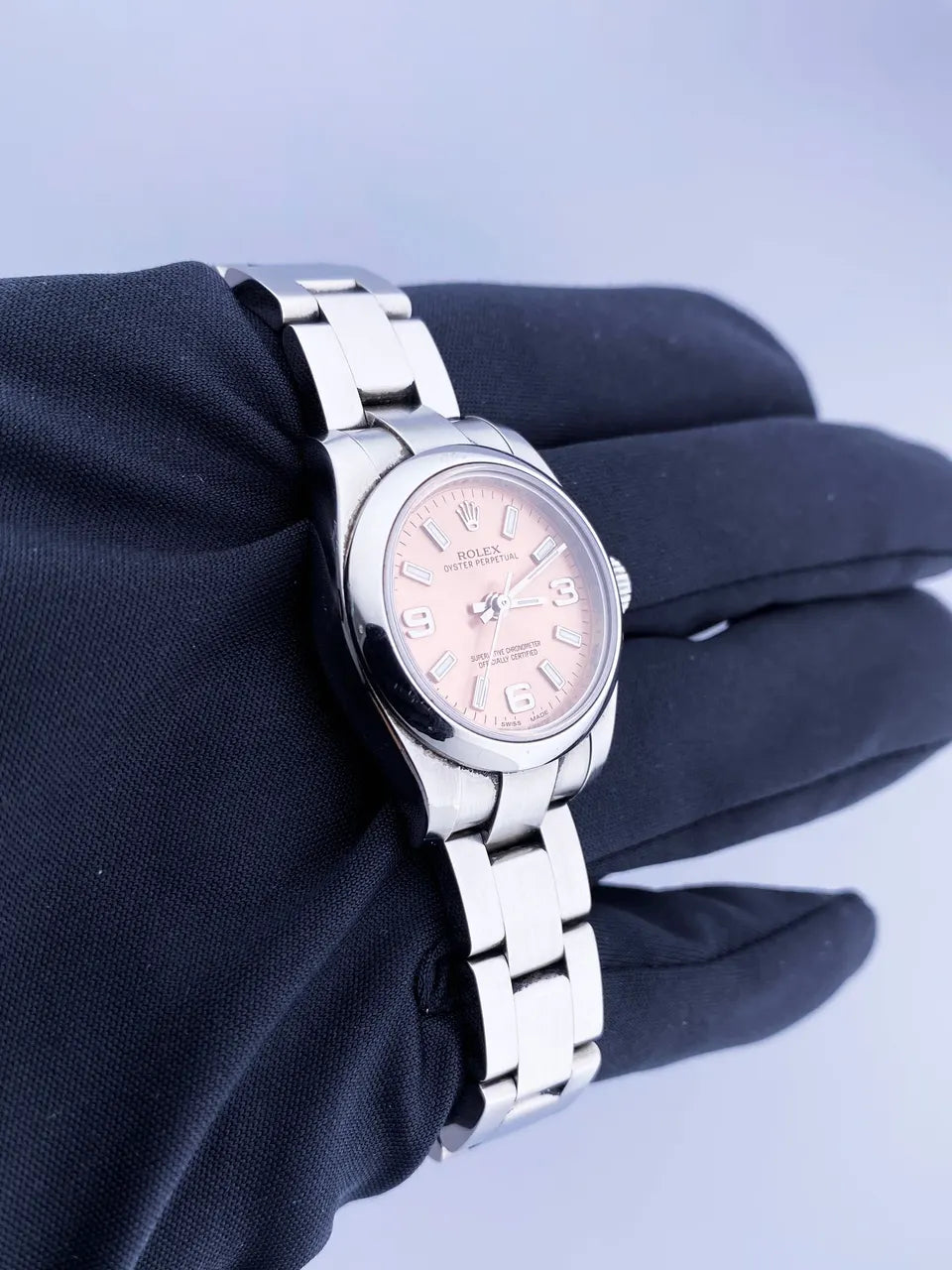 Rolex Coral Dial Steel - Hình 3