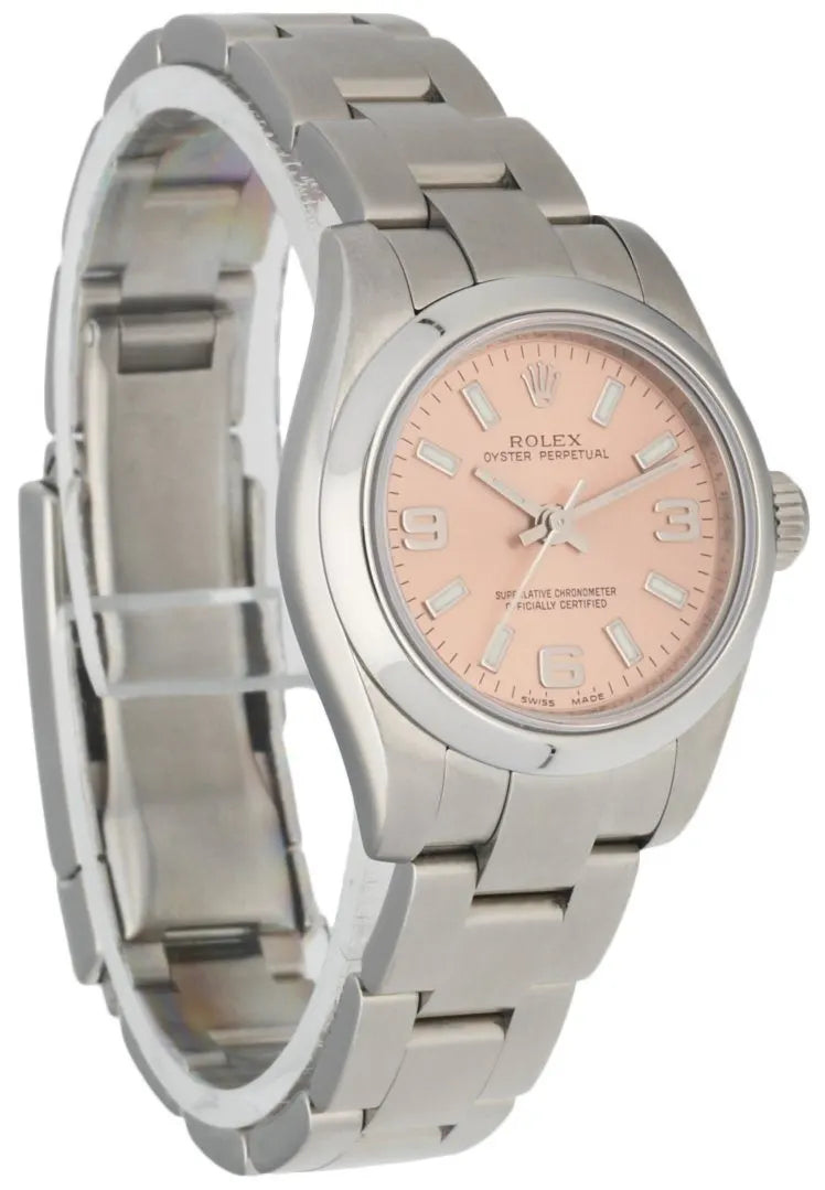 Rolex Salmon Dial Steel - Hình 3