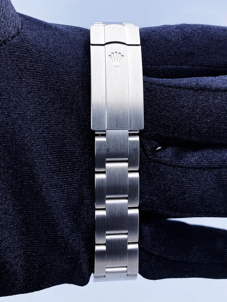 oyster Rolex Black Dial Stainless Steel - Hình 8