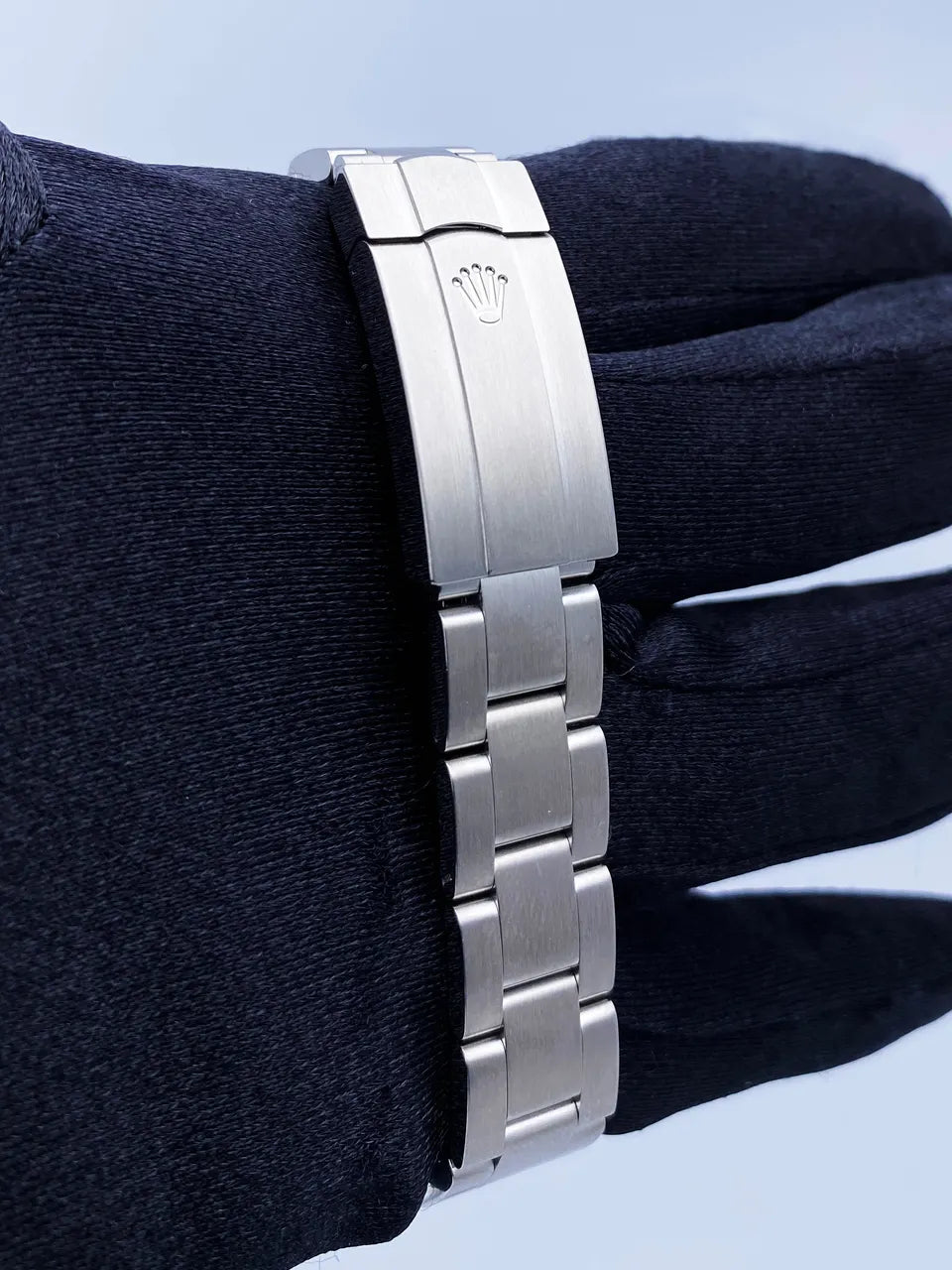 oyster Rolex Black Dial Stainless Steel - Hình 7