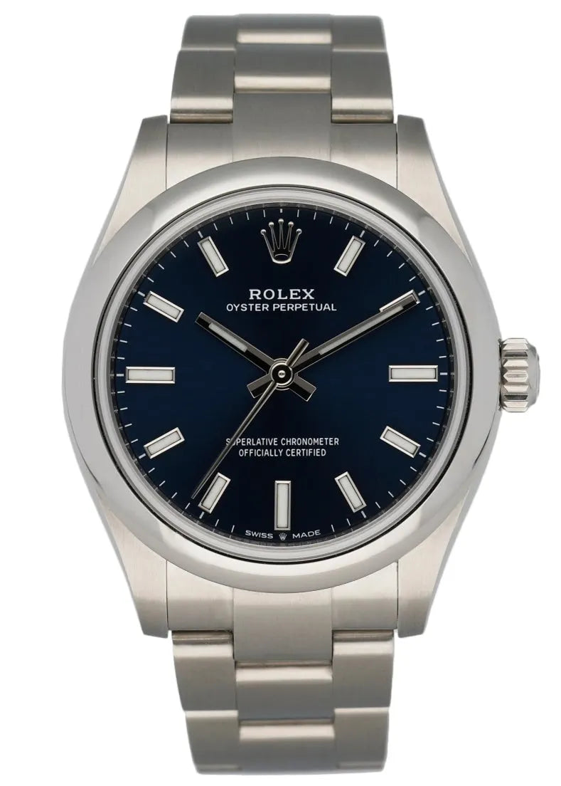 Rolex Oyster Perpetual Blue Dial