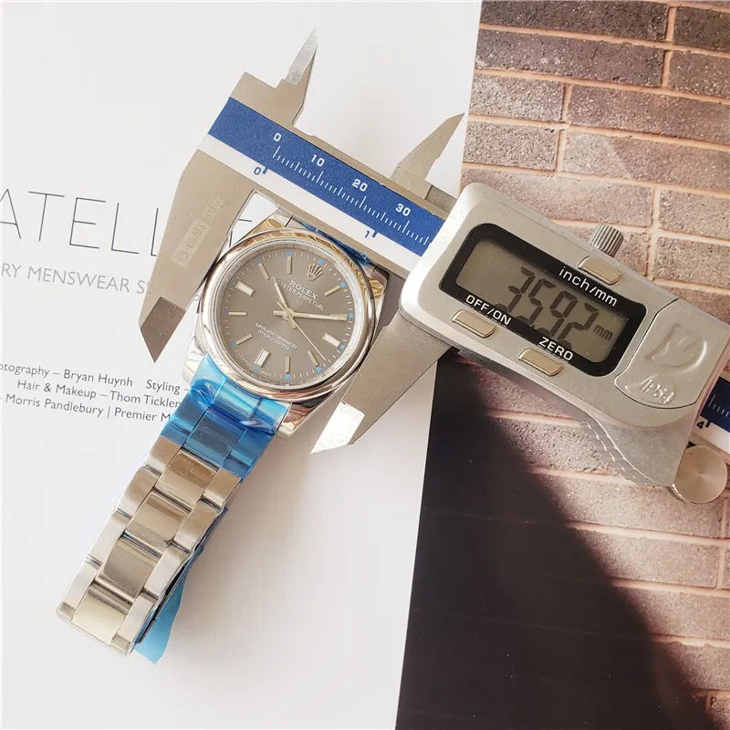 Rolex Olive Dial Stainless Steel - Hình 2
