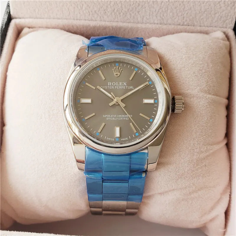 Rolex Olive Dial Stainless Steel - Hình 4