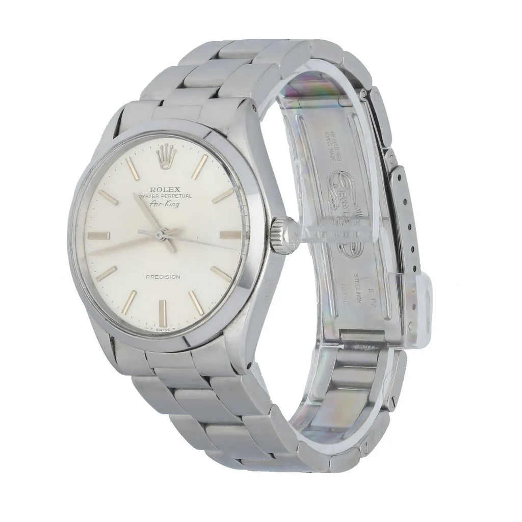 Rolex Air-King Silver Dial stainless steel - Hình 2