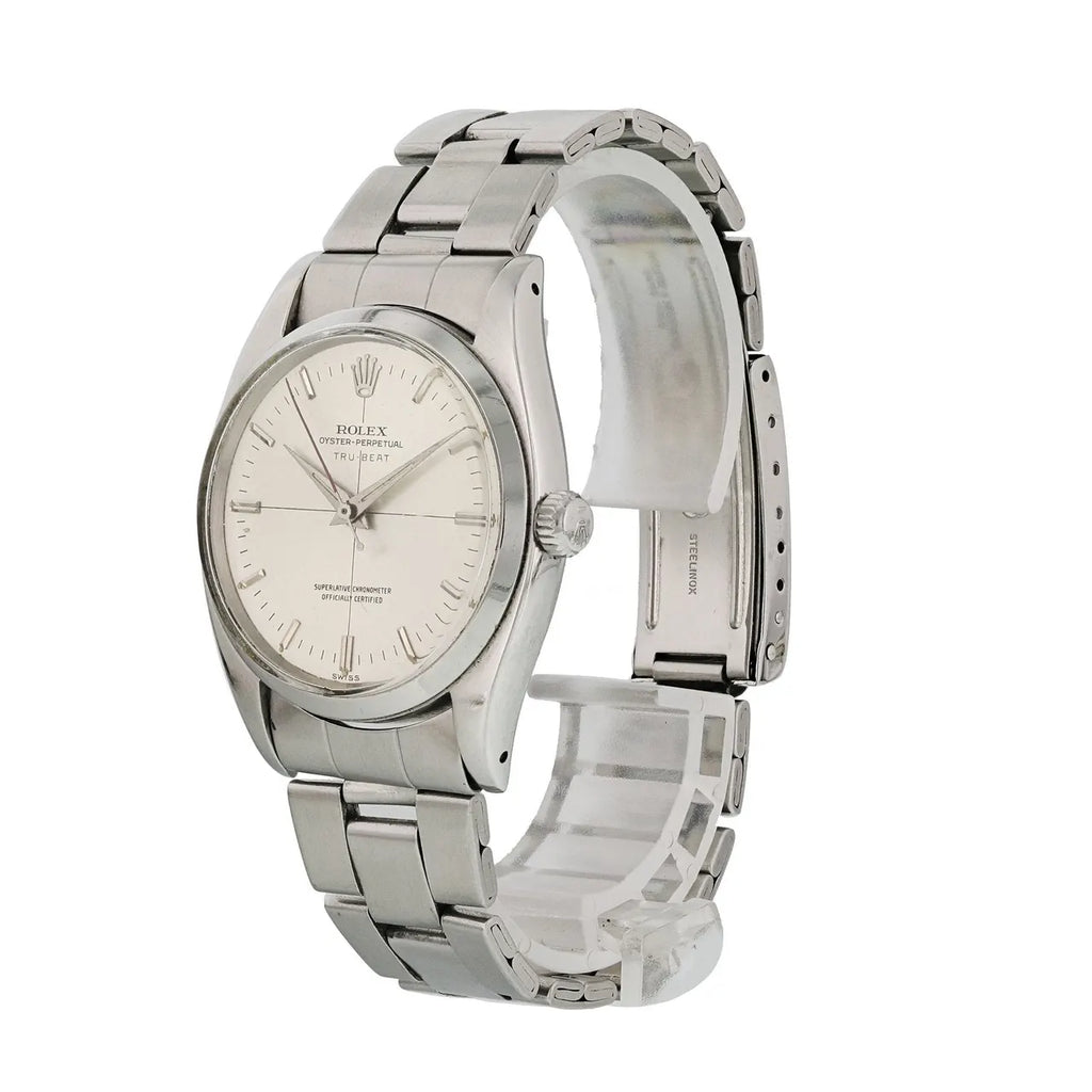 Rolex Tru-Beat Silver Dial - Hình 3