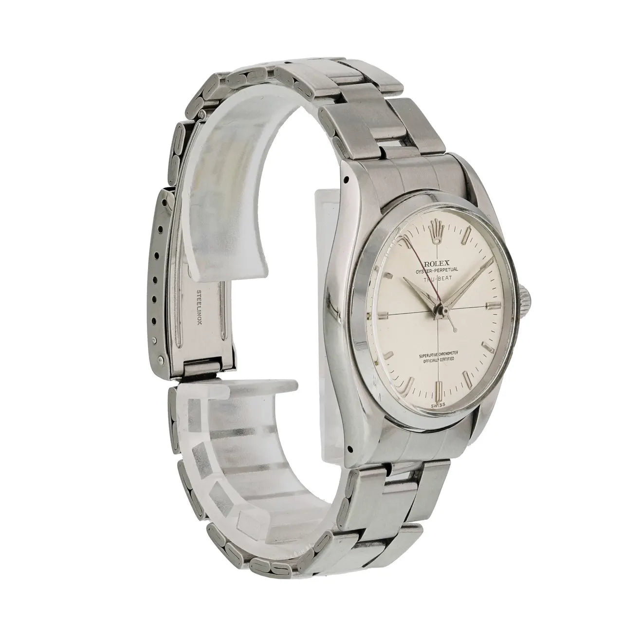 Rolex Tru-Beat Silver Dial - Hình 4