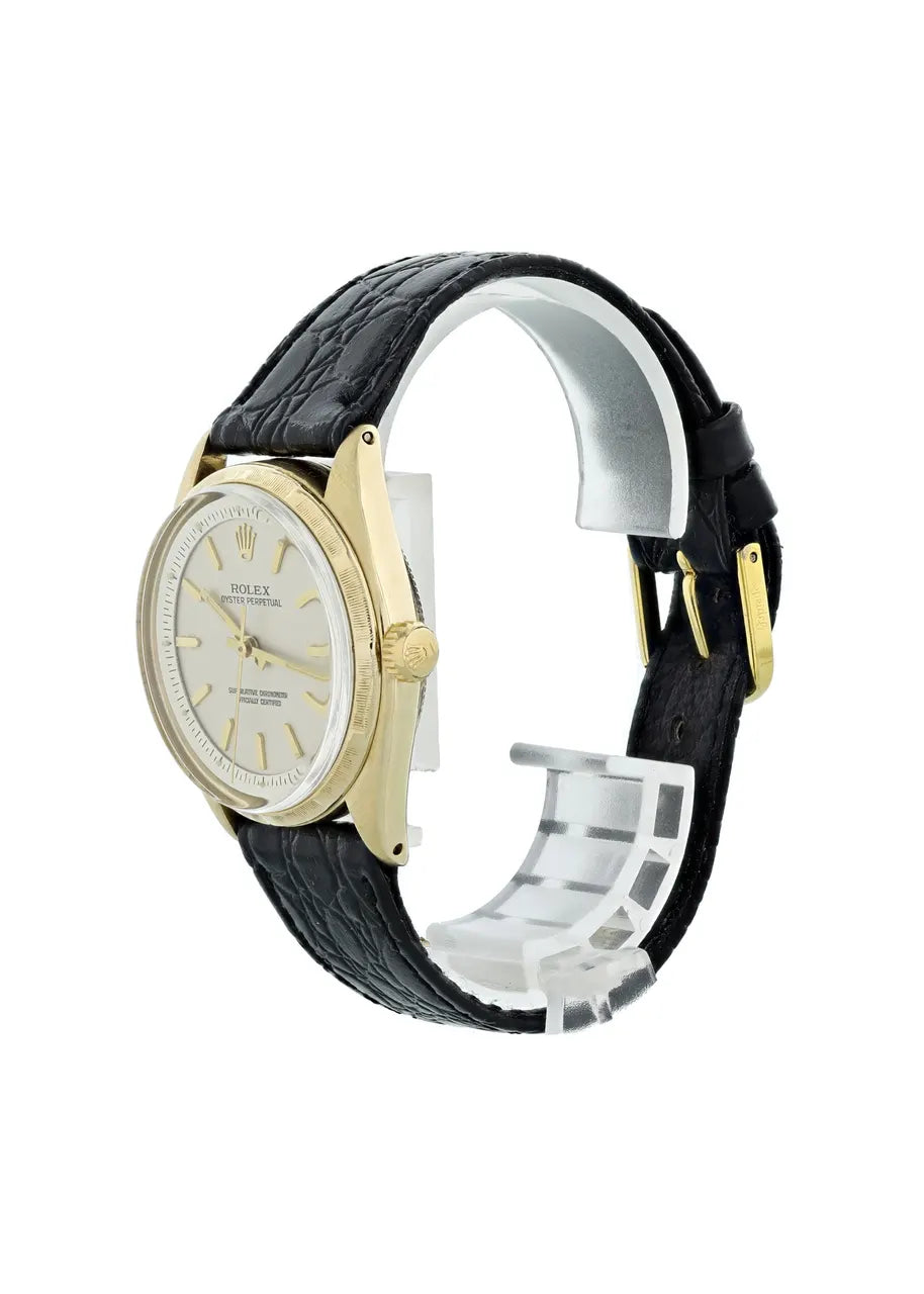 black Rolex Oyster Perpetual Gold - Hình 3