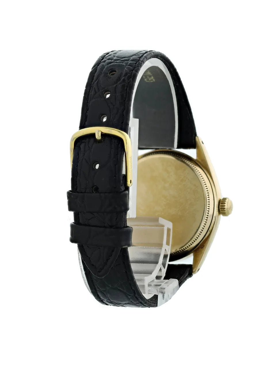 black Rolex Oyster Perpetual Gold - Hình 5