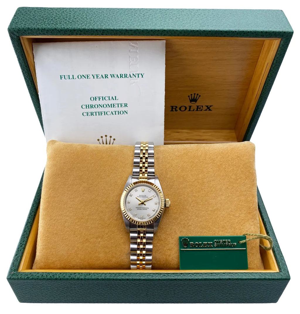 Rolex Two-Tone Diamond Dial oyster - Hình 2