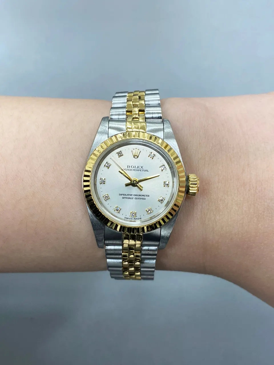 Rolex Two-Tone Diamond Dial oyster - Hình 10