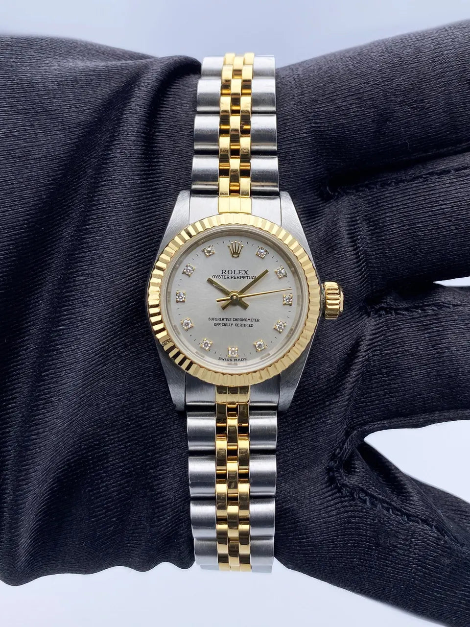Rolex Two-Tone Diamond Dial oyster - Hình 3