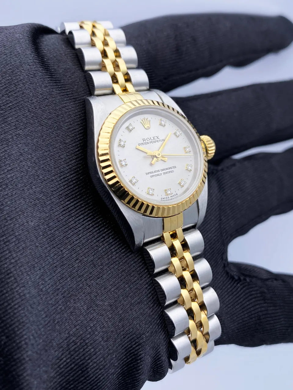 Rolex Two-Tone Diamond Dial oyster - Hình 4