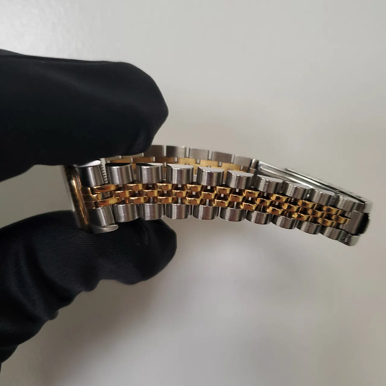 silver Rolex Oyster Perpetual Two-Tone - Hình 8