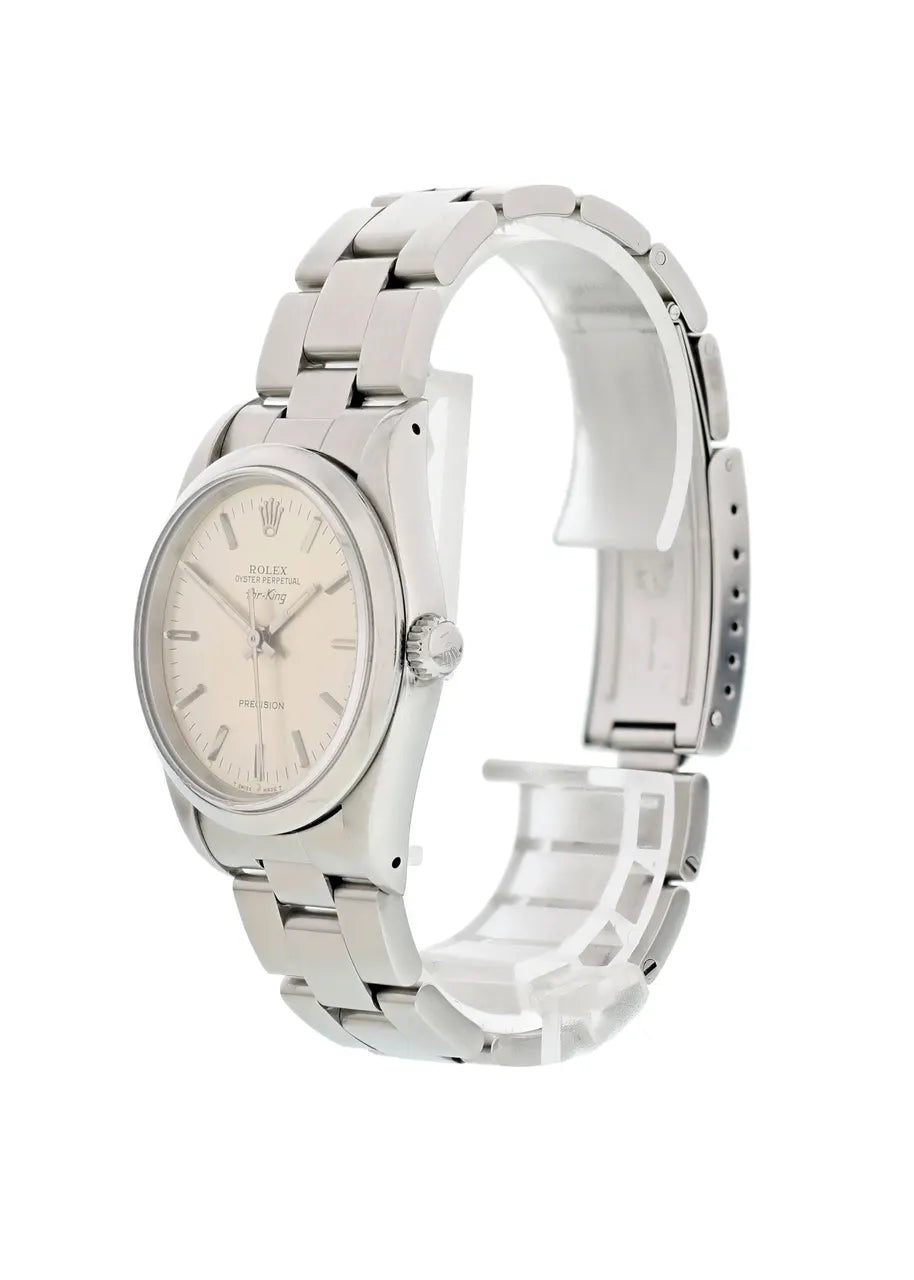 Rolex Air-King Silver Vintage - Hình 3