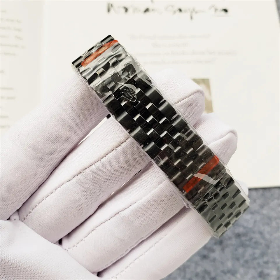 Rolex Black Rainbow Bezel Steel - Hình 4