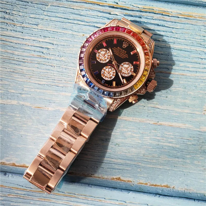 Rolex Daytona Rainbow Rose Gold - Hình 6